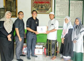 Santunan ke salah satu yayasan anak yatim piatu