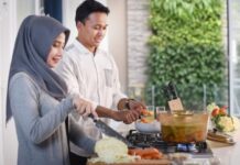 Memasak menggunakan gas PGN
