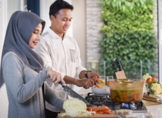 Memasak menggunakan gas PGN