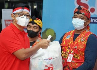 Bingkisan penyapu jalan