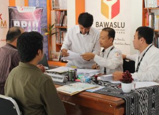 Pendaftaran calon panwaslu