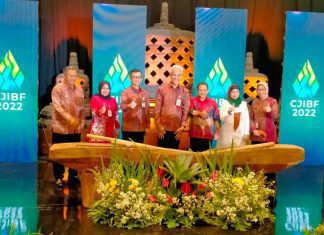 Acara CJIBF 2022 di Hotel Gumaya Semarang.