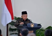 Ma'ruf Amin, wakil presiden Indonesia.