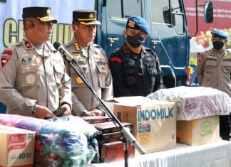 Bantuan logistik Polda Jateng