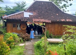 Nining, pemilik warung