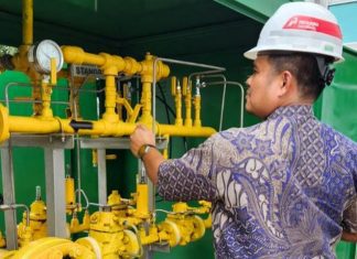 Pengecekan instalasi jaringan pipa gas