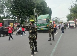 Menyambut kedatangan Wali Kota Semarang