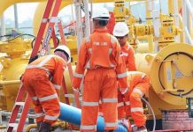 Pemeriksaan jaringan pipa gas