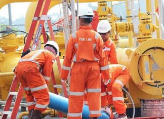 Pemeriksaan jaringan pipa gas