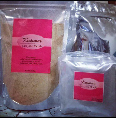 Produk serbuk minuman herbal