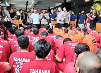 Tersangka hasil Operasi Bersinar Candi 2023