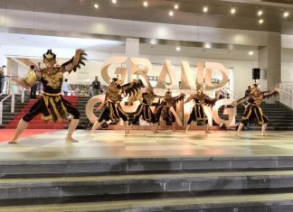 Para penari dari Sanggar Greget Semarang