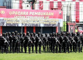 40 personel Brimob Polda Jateng