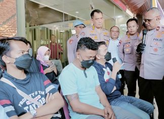 Salah satu korban di Mapolda