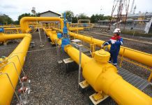 Pipa sambungan penyaluran gas bumi