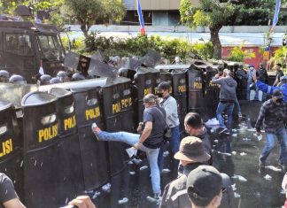 Simulasi pengamanan menghadapi Pemilu 2024