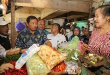 Pasar tradisional di Temanggung