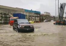 Banjir di Jalan Kaligawe