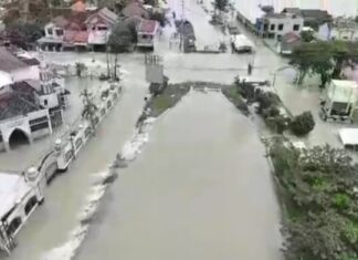 Kawasan terdampak banjir di Kabupaten Demak