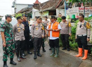 Lokasi banjir di Desa Doropayung