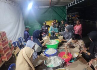 Para pengungsi di Kota Semarang