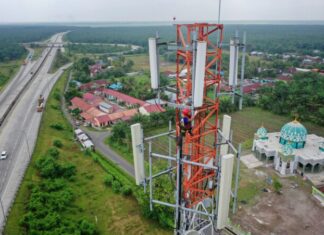 Jaringan BTS telekomunikasi