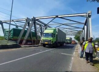 Penampakan Jembatan Kali Babon