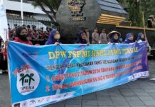 Demo buruh tolak Tapera