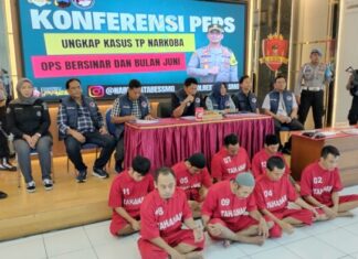 Para pengedar narkoba diamankan polisi
