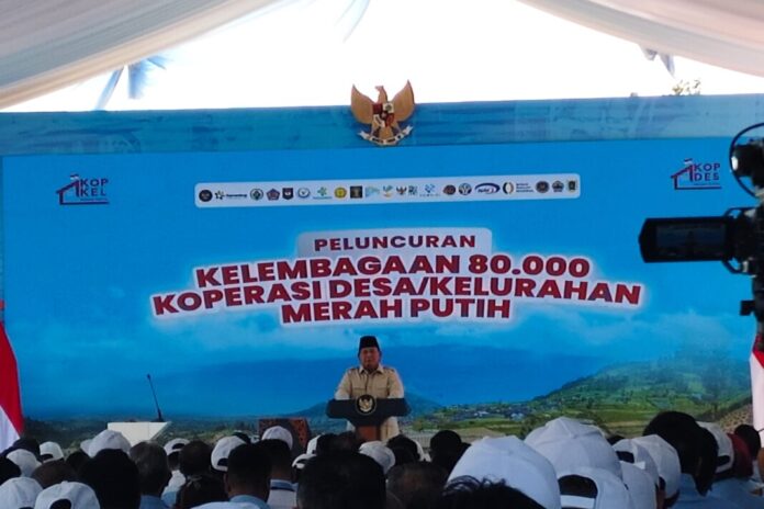 Prabowo Koperasi Merah Putih