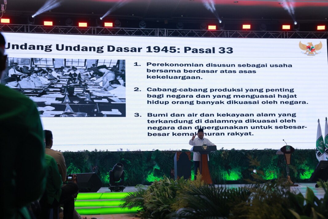 Prabowo Kritik Ekonomi Neolib