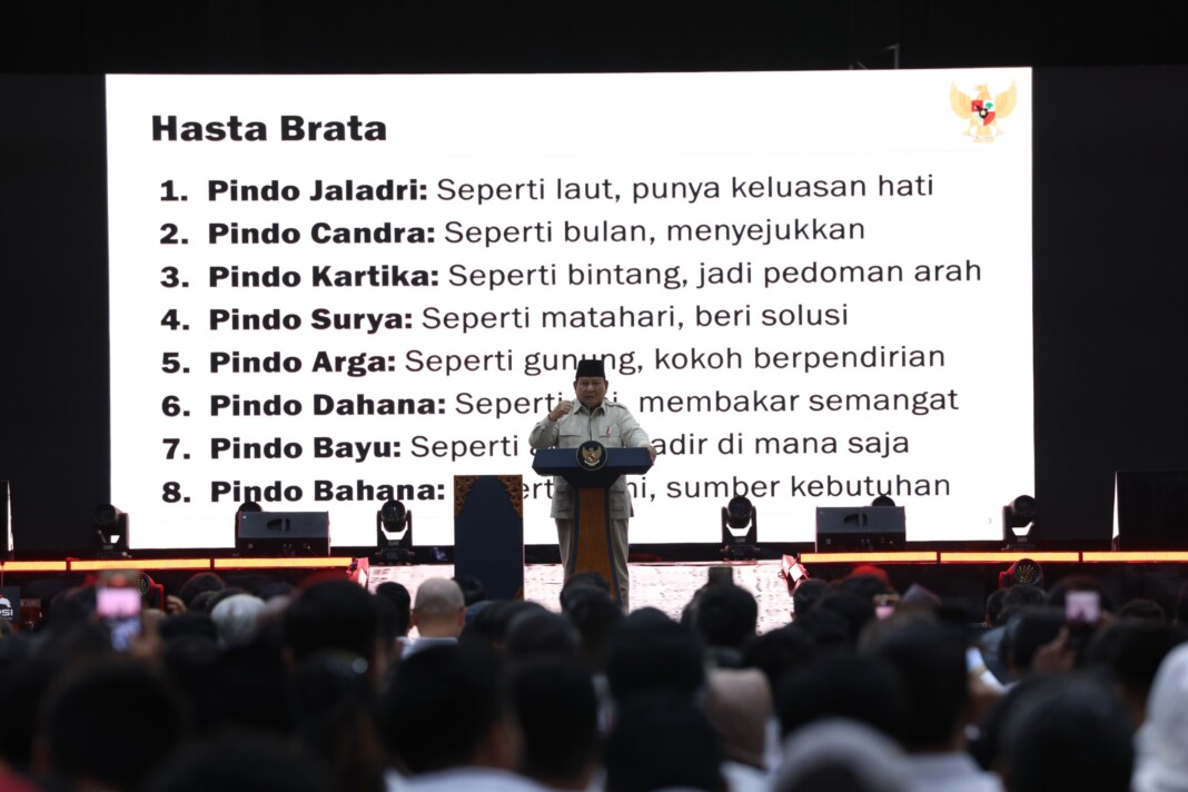 Prabowo Pemimpin Harus Seperti Bumi