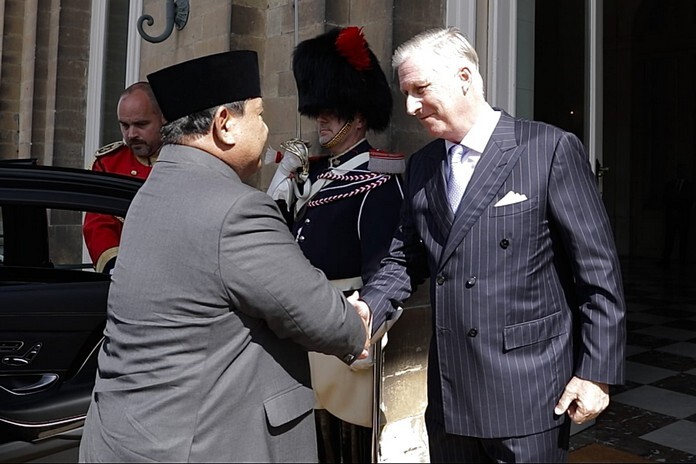 Presiden Prabowo Subianto Bertemu Raja Belgia