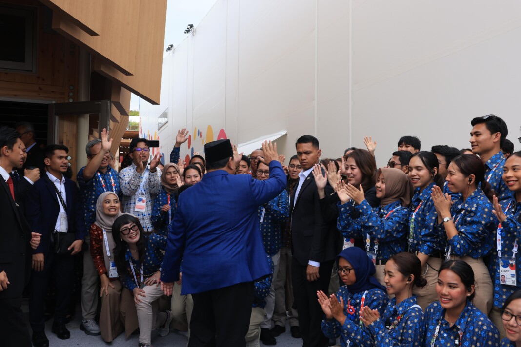 Presiden Prabowo Mengunjungi Paviliun di Expo 2025 Osaka