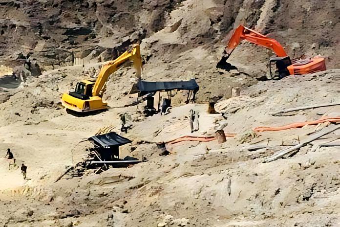 Aktifitas Penambangan Timah