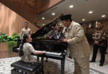 Pianis Cilik Usia 10 Tahun Curi Perhatian Prabowo Saat Peresmian RS di Solo
