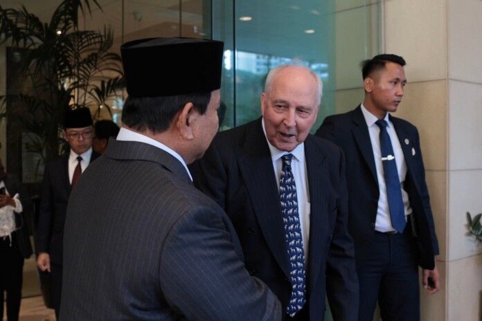 Prabowo dan Paul Keating Bahas Stabilitas Kawasan