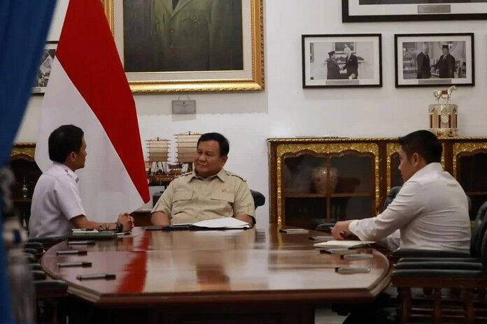 Presiden Prabowo Rapat terbatas KAI