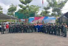 PET Perkuat Pengamanan LPG Tanjung Sekong Bersama TNI