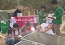 Pertamina Pasang Pembangkit Listrik Tenaga Surya untuk Posko Pengungsian di Aceh Tamiang