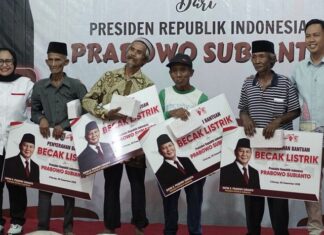 Sempat Sewa Harian, Penarik Lansia di Cilacap Happy Dapat Becak Listrik dari Prabowo