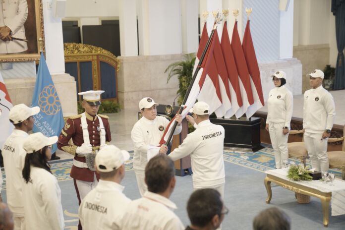 Prabowo Lepas atlet SEA Games