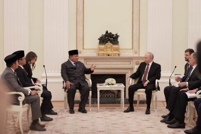 Prabowo bertemu Putin
