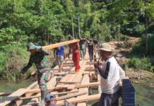 Bangun Jalan dan Jembatan, TNI Kolaborasi dengan Pemda untuk Tingkatkan Kesejahteraan Warga