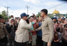 Usai Tahun Baru di Tapsel, Prabowo ke Aceh Tamiang Tinjau Pembangunan Hunian Sementara Warga